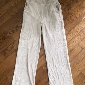 Wallflower pink wide leg soft ribbed casual pants